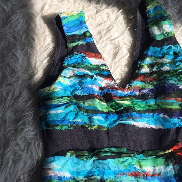 Rag & Bone Sheared Silk Mini Dress - Picture 3 of 6